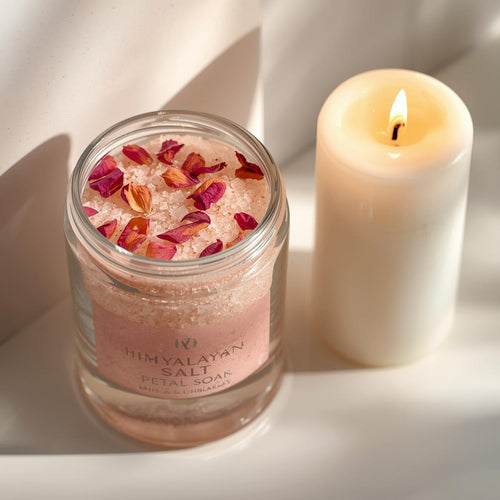 Himalayan Pink Salt & Rose Petal Soak