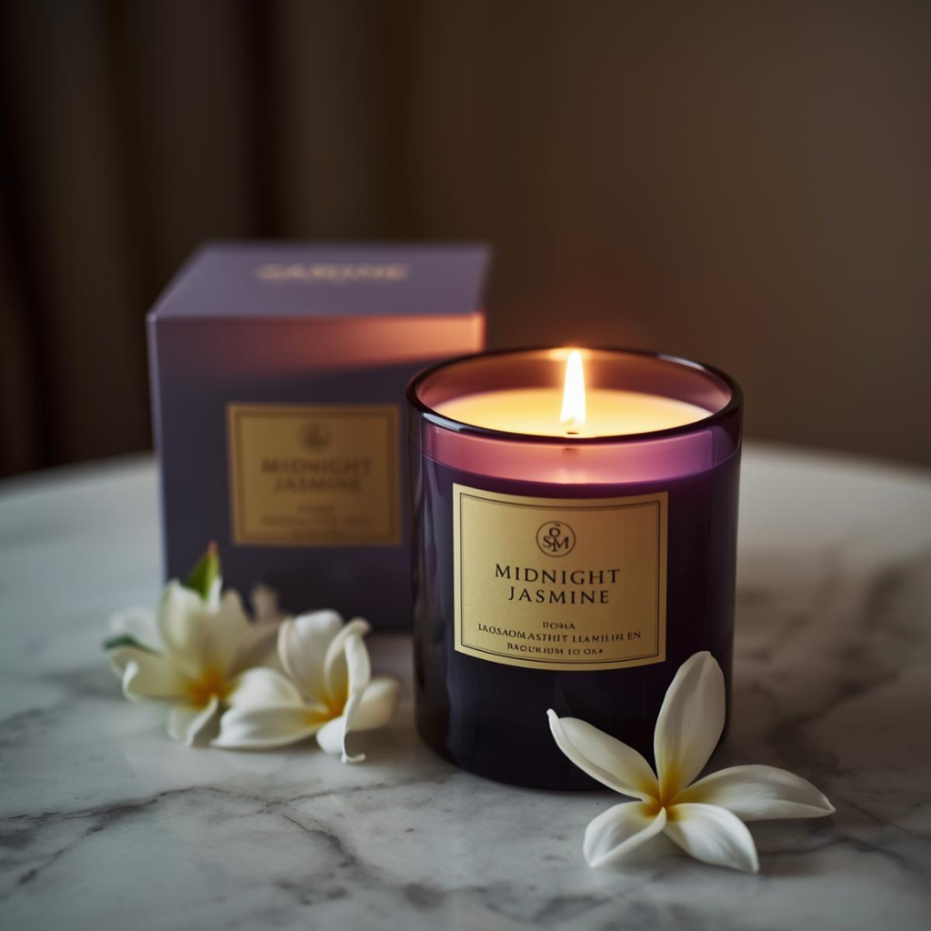 Midnight Jasmine Luxury Soy Candle
