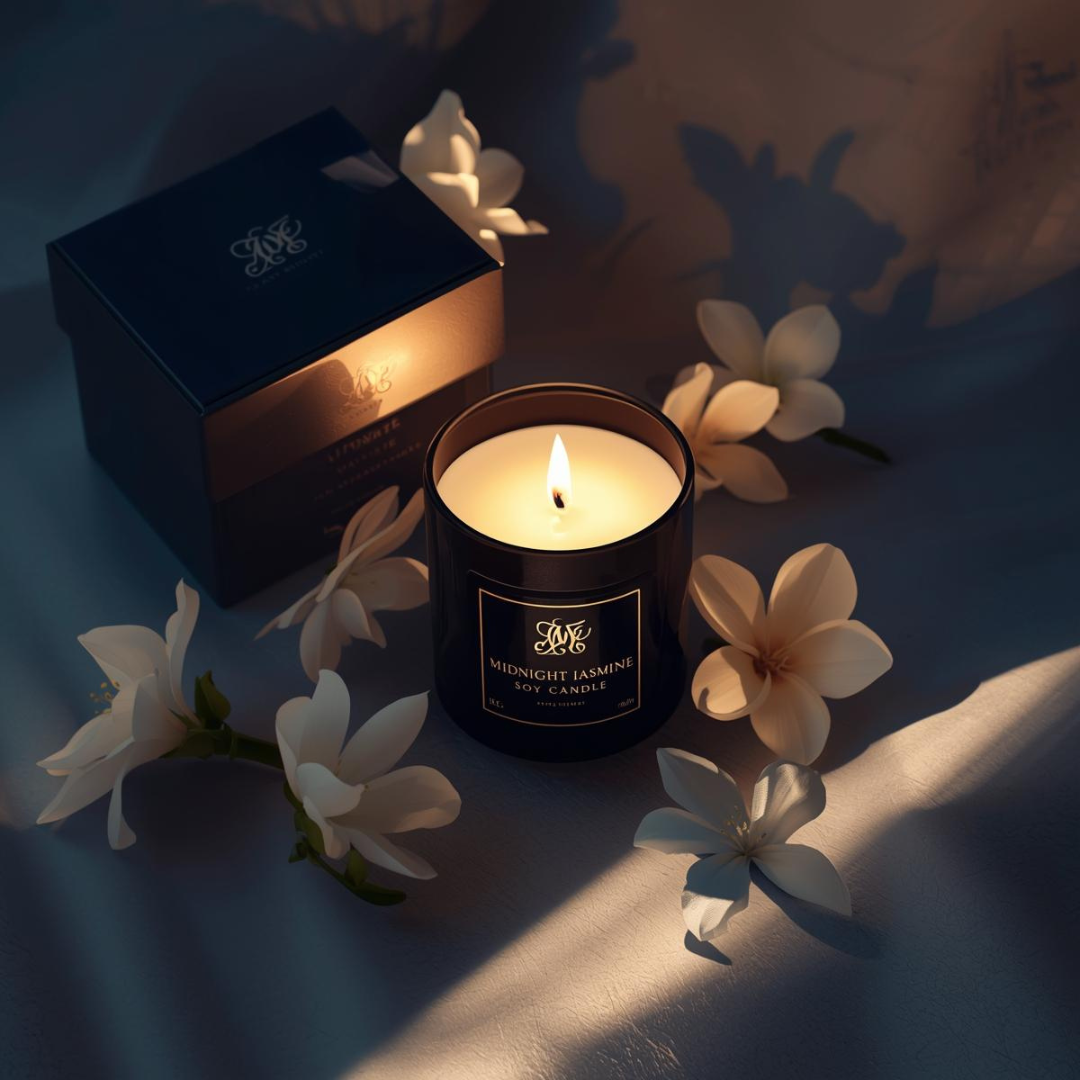 Midnight Jasmine Luxury Soy Candle