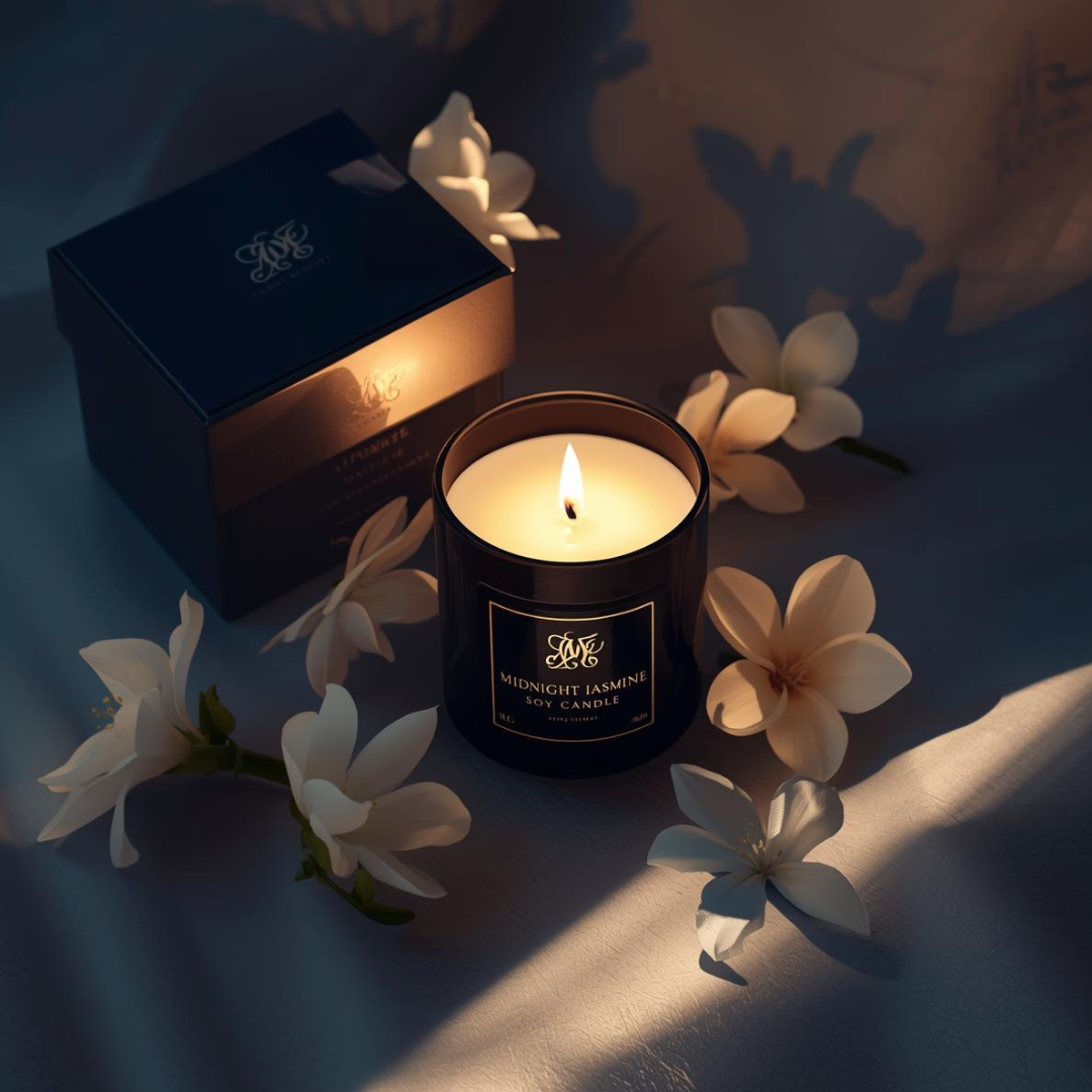 Midnight Jasmine Luxury Soy Candle