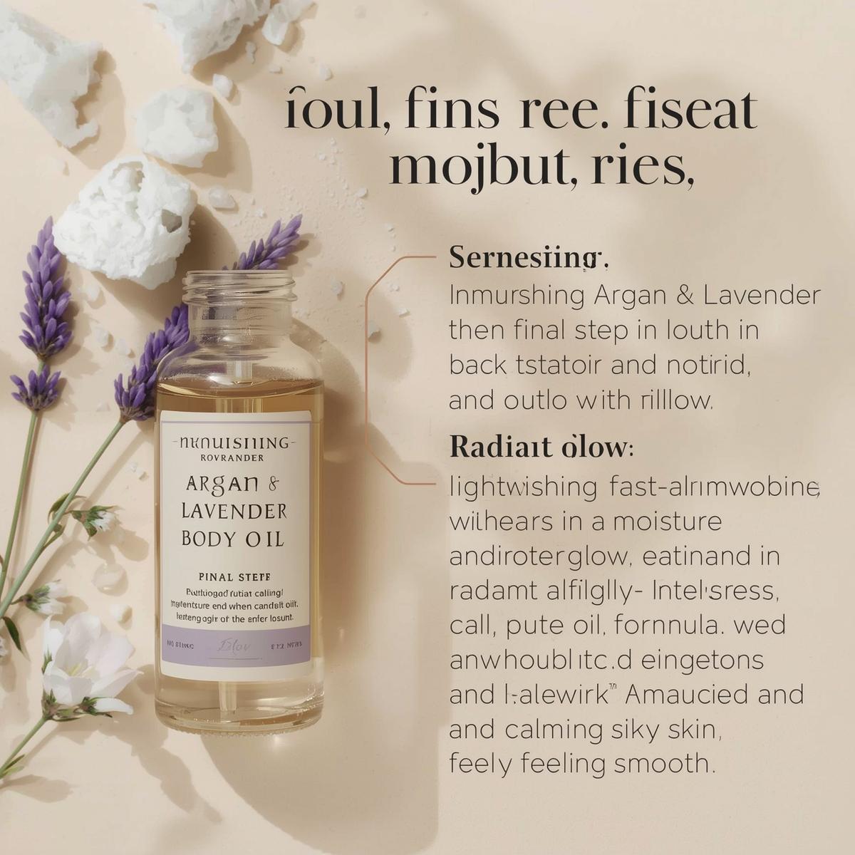 Nourishing Argan & Lavender Body Oil