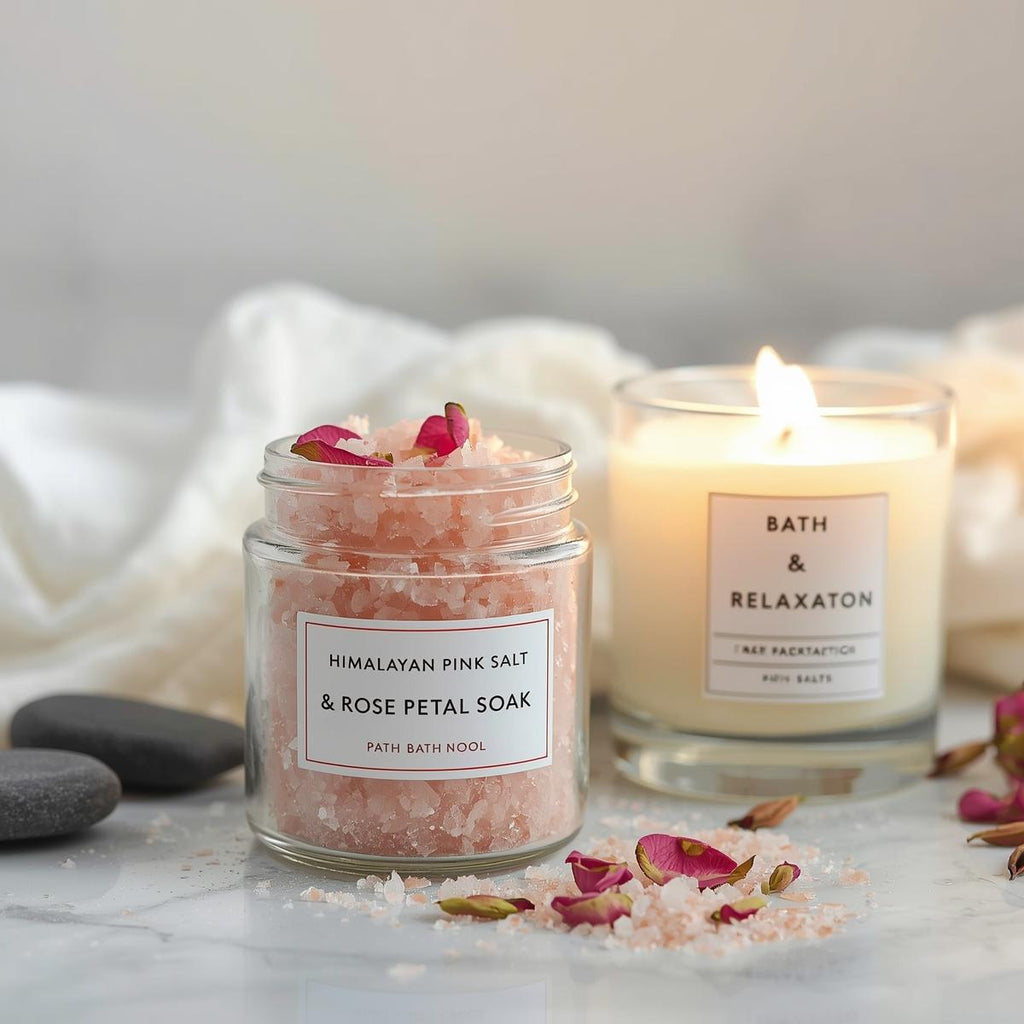 Himalayan Pink Salt & Rose Petal Soak