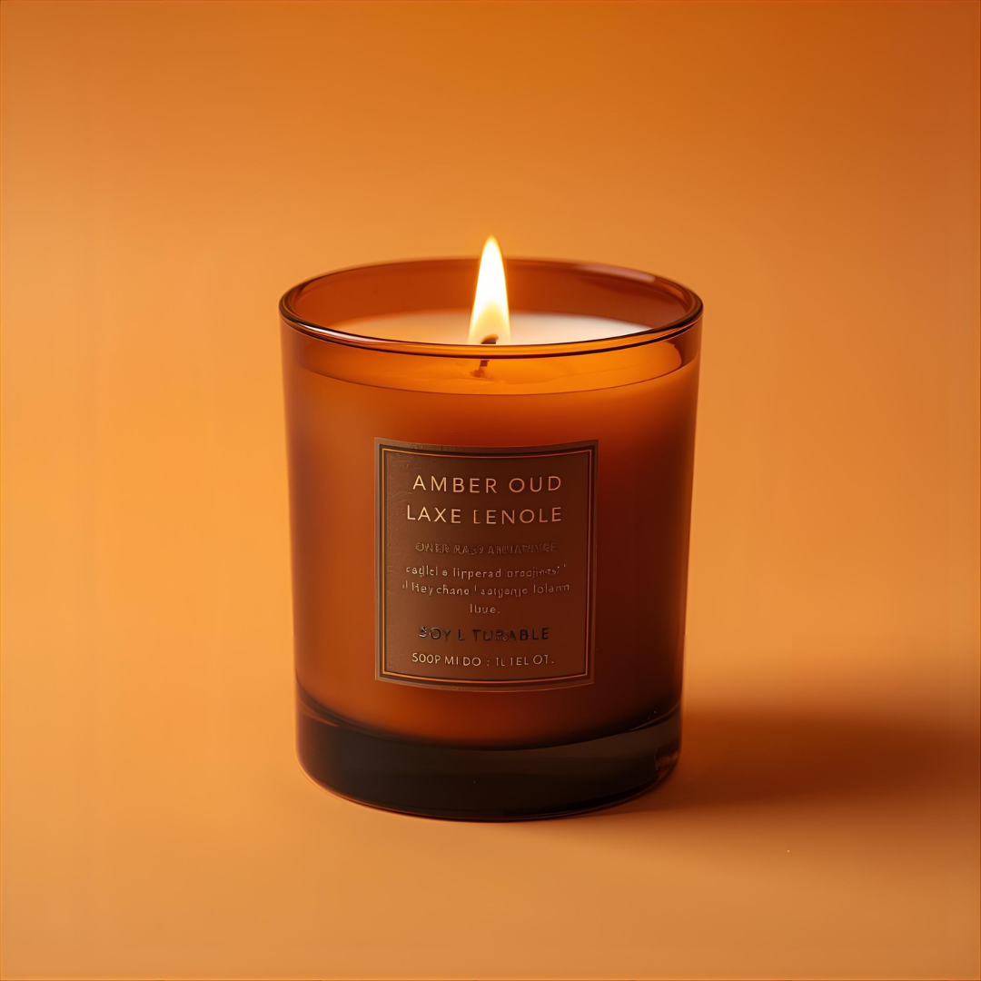 Amber Oud Luxe Soy Candle