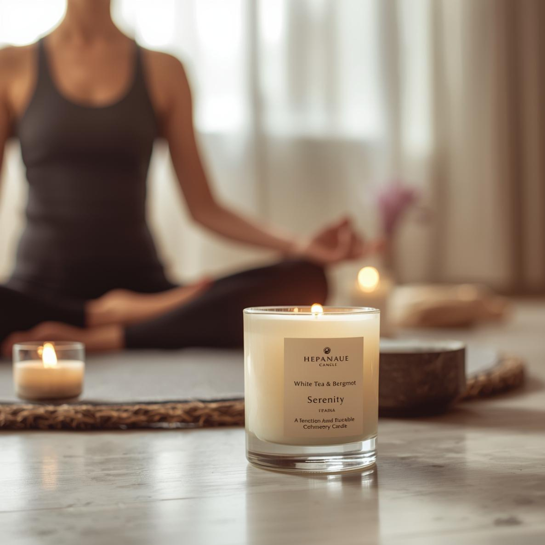 White Tea & Bergamot Serenity Candle