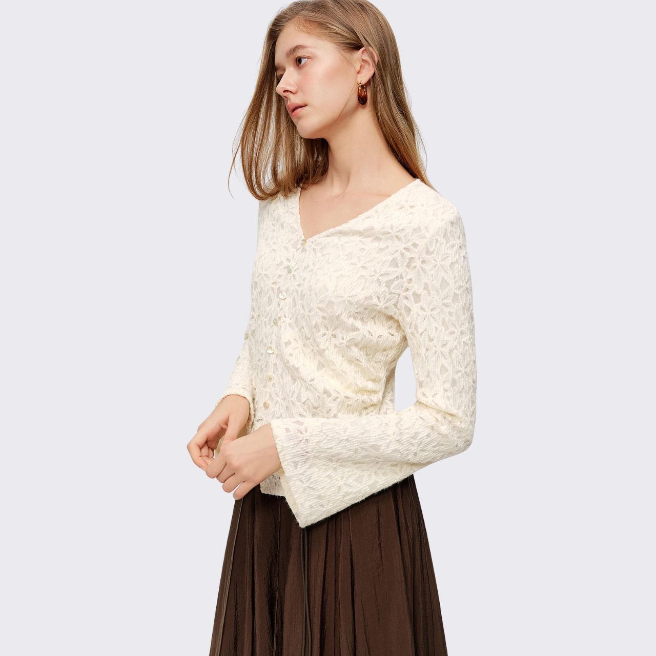 Coquette Lace Trim Top