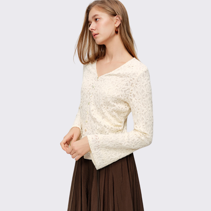 Coquette Lace Trim Top