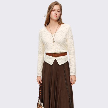 Coquette Lace Trim Top