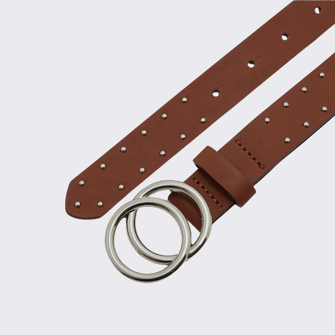 Double Ring Studded Belt