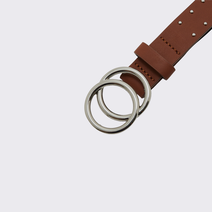 Double Ring Studded Belt