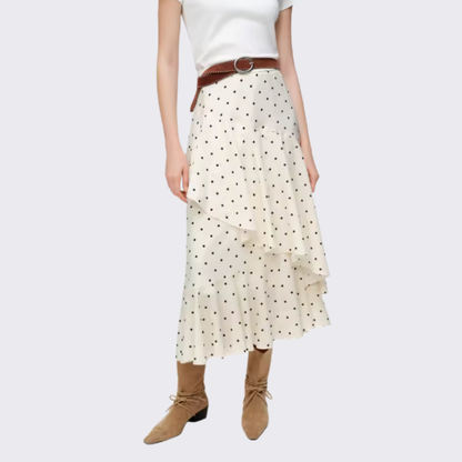 Polka Dot Ruffle Skirt