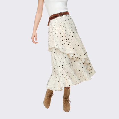 Polka Dot Ruffle Skirt