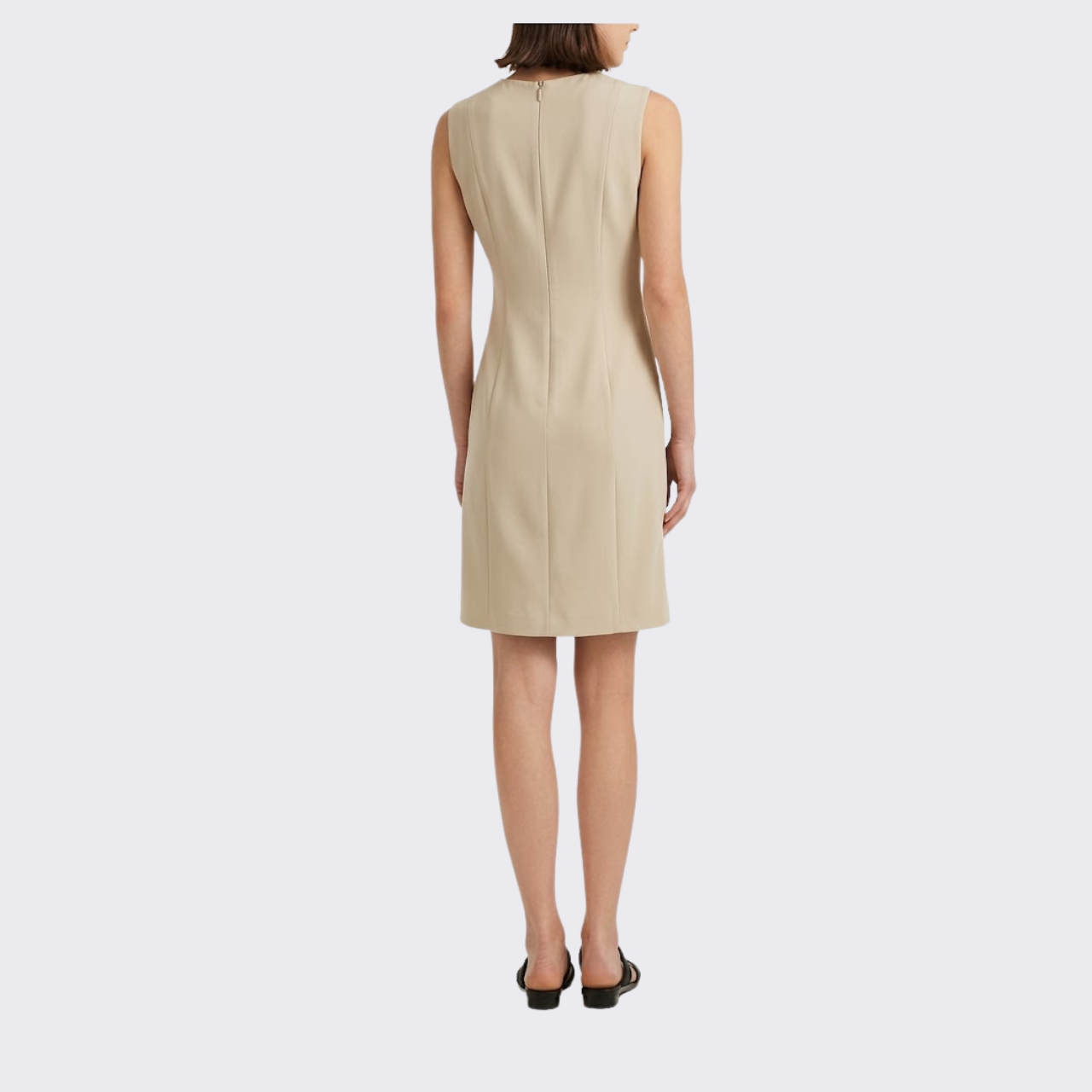 Refined Sleeveless Shift Dress