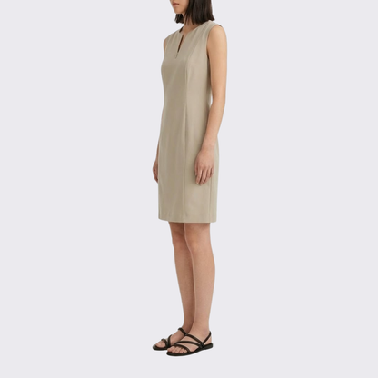 Refined Sleeveless Shift Dress