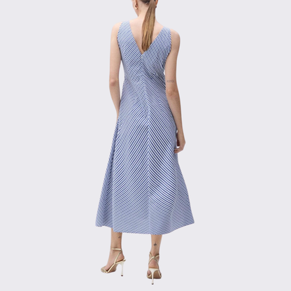 Amelia Striped Flare Dress