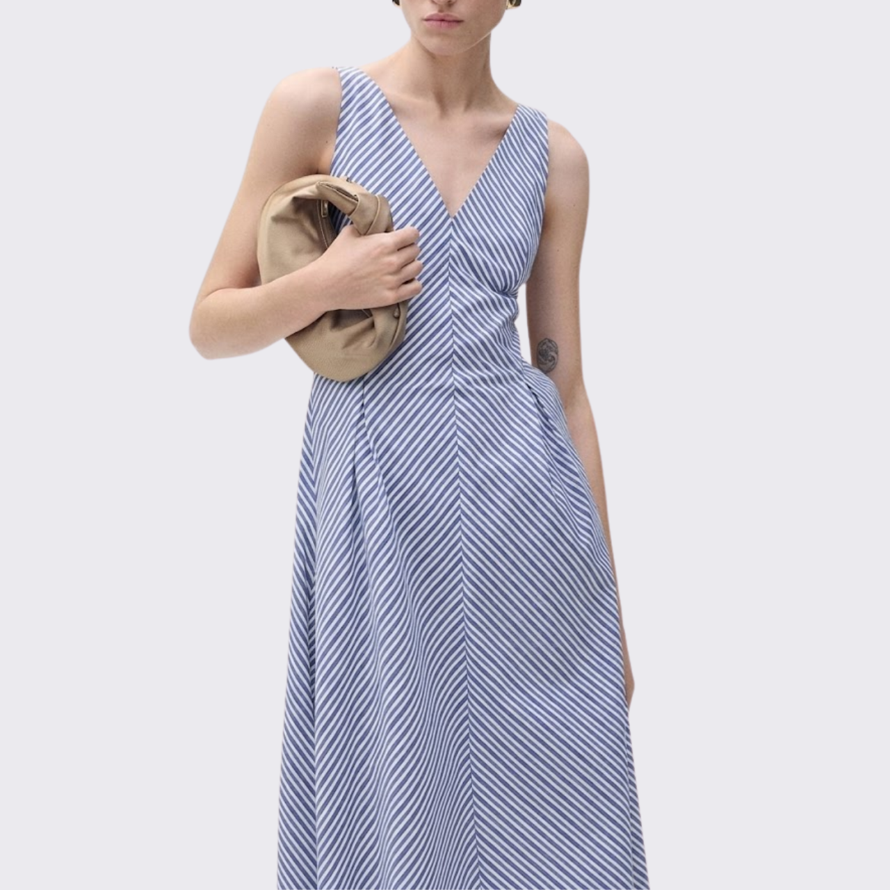 Amelia Striped Flare Dress