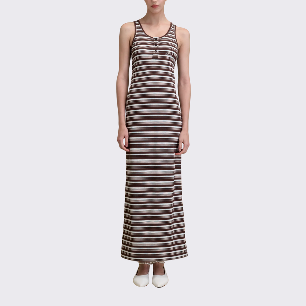 Slim Striped Tank Dress