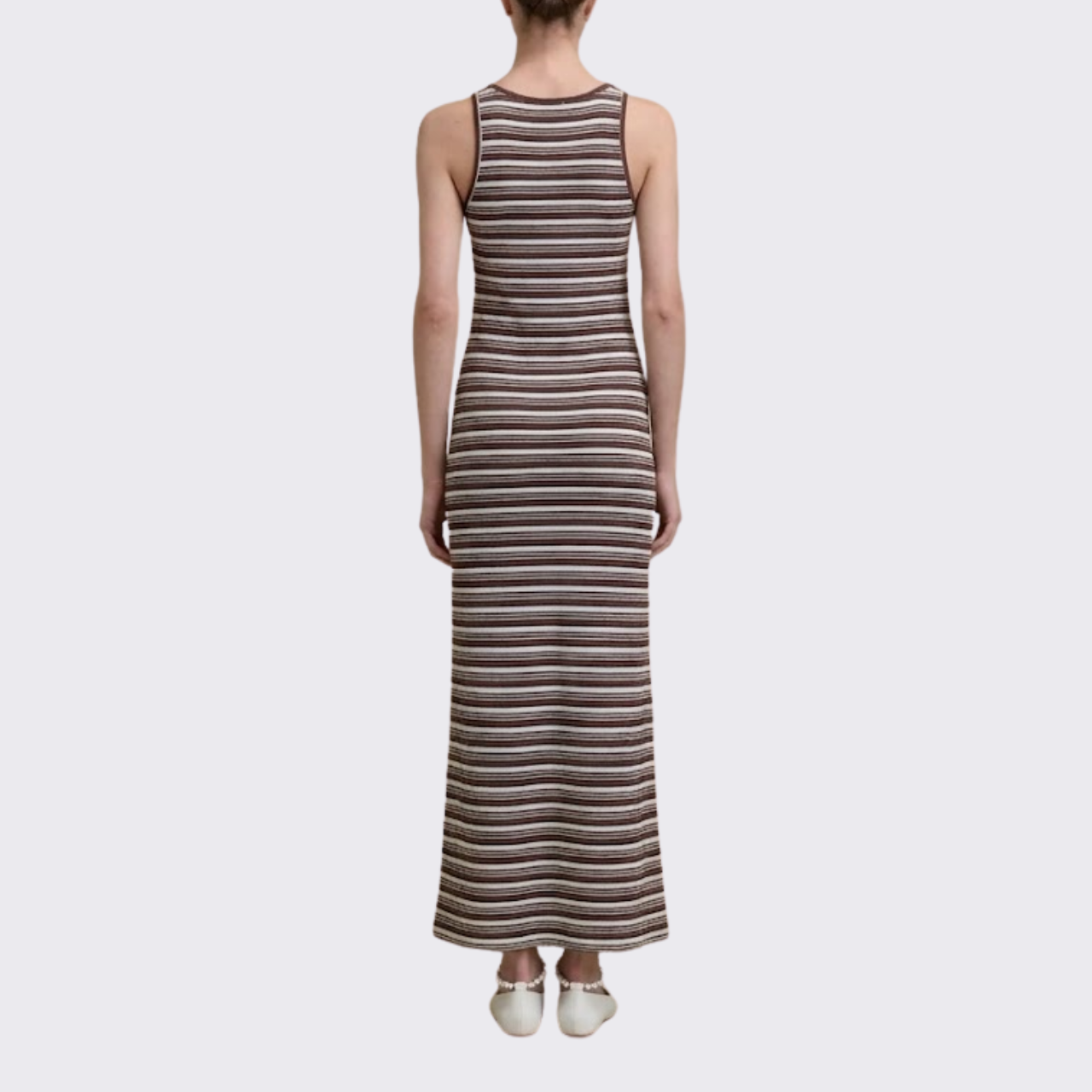 Slim Striped Tank Dress