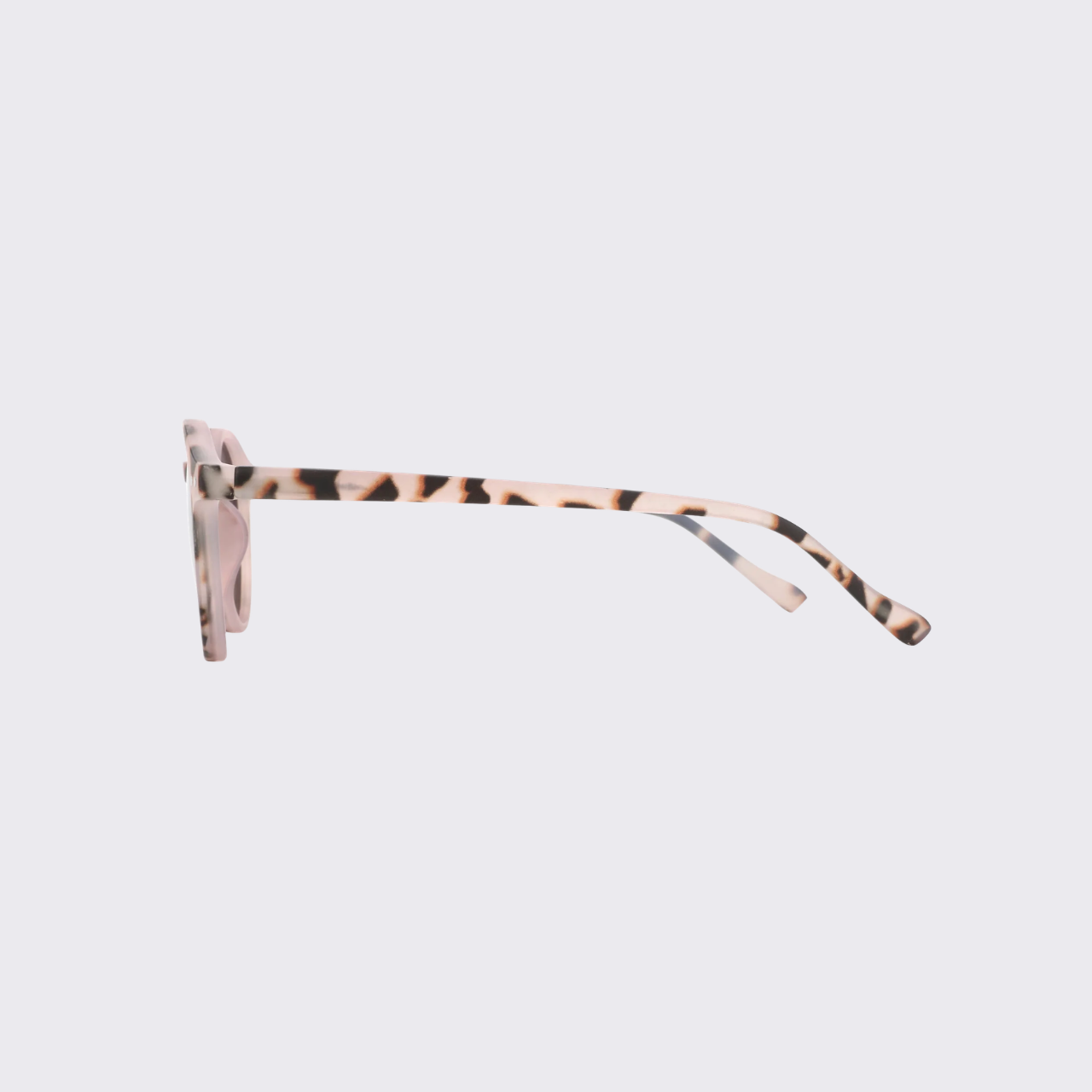 Round Pink Tortoiseshell Glasses