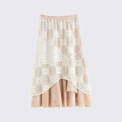 Lace Layered Skirt
