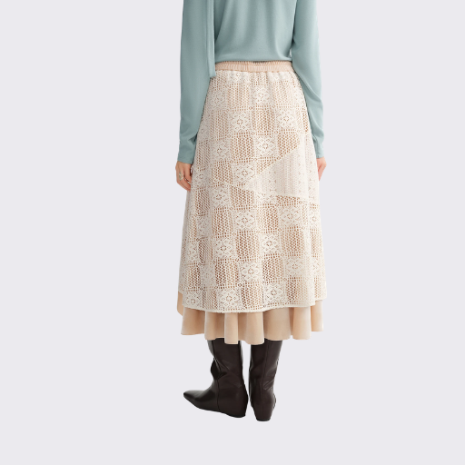 Lace Layered Skirt
