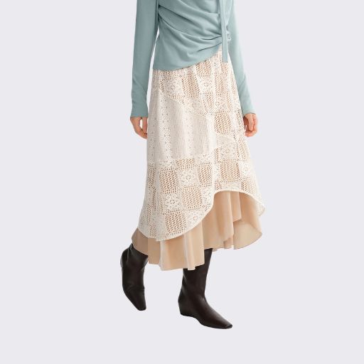 Lace Layered Skirt