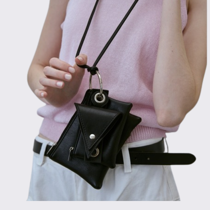 Mini Flap Leather Wallet