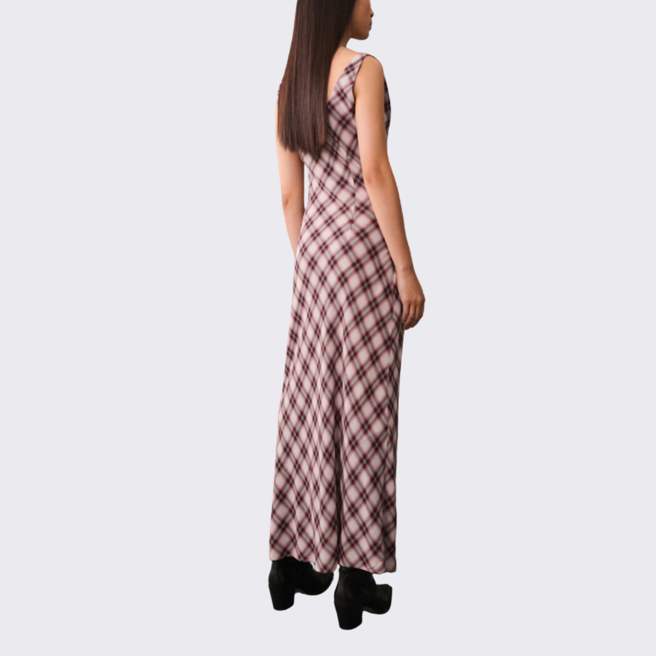 Geometric Print Maxi Dress