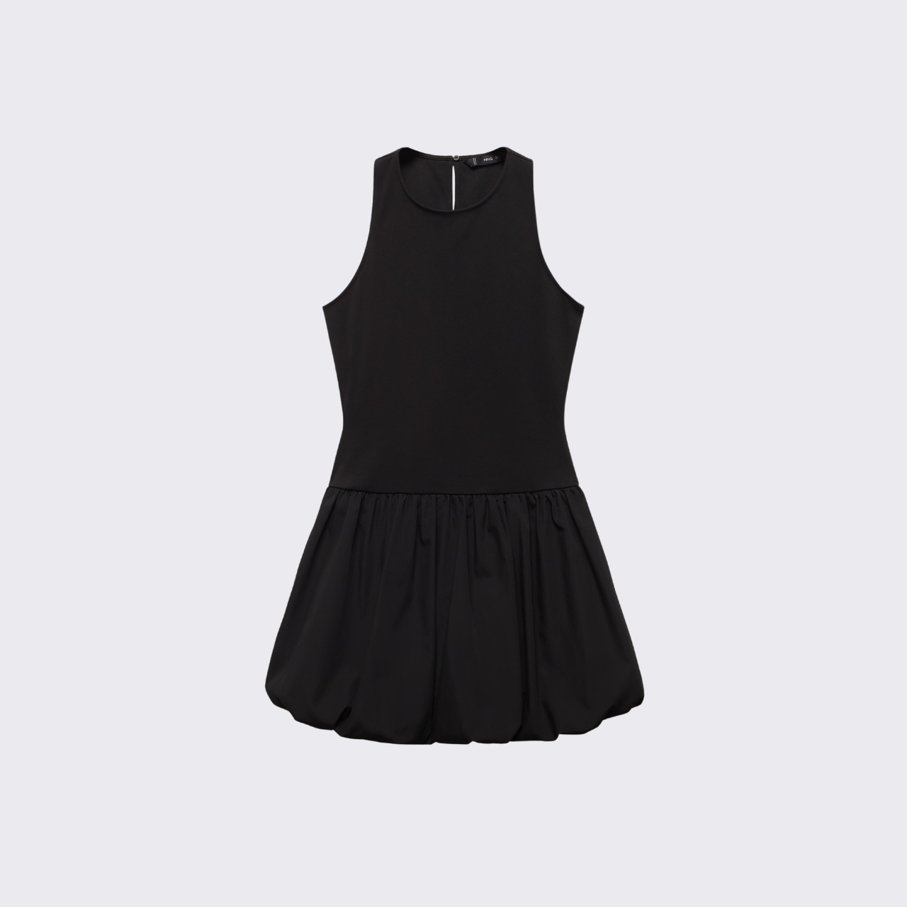 Bubble Hem Sleeveless Dress