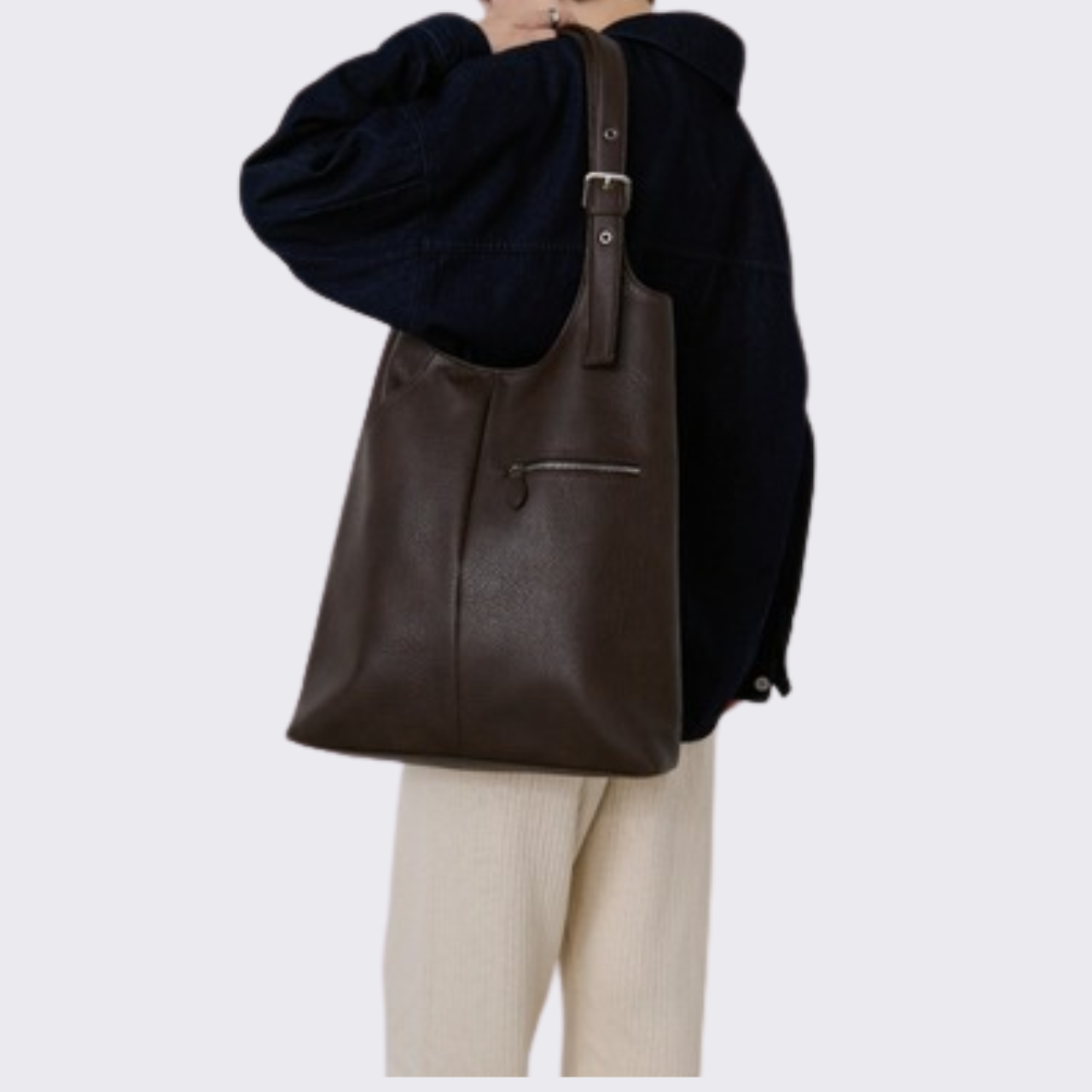 Classic Leather Shoulder Bag