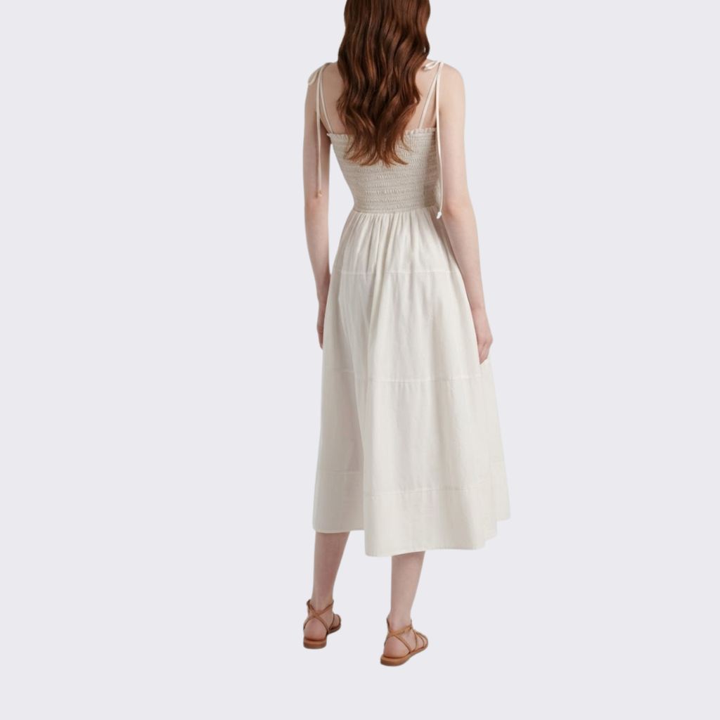 Classic Smocked Cotton Dress