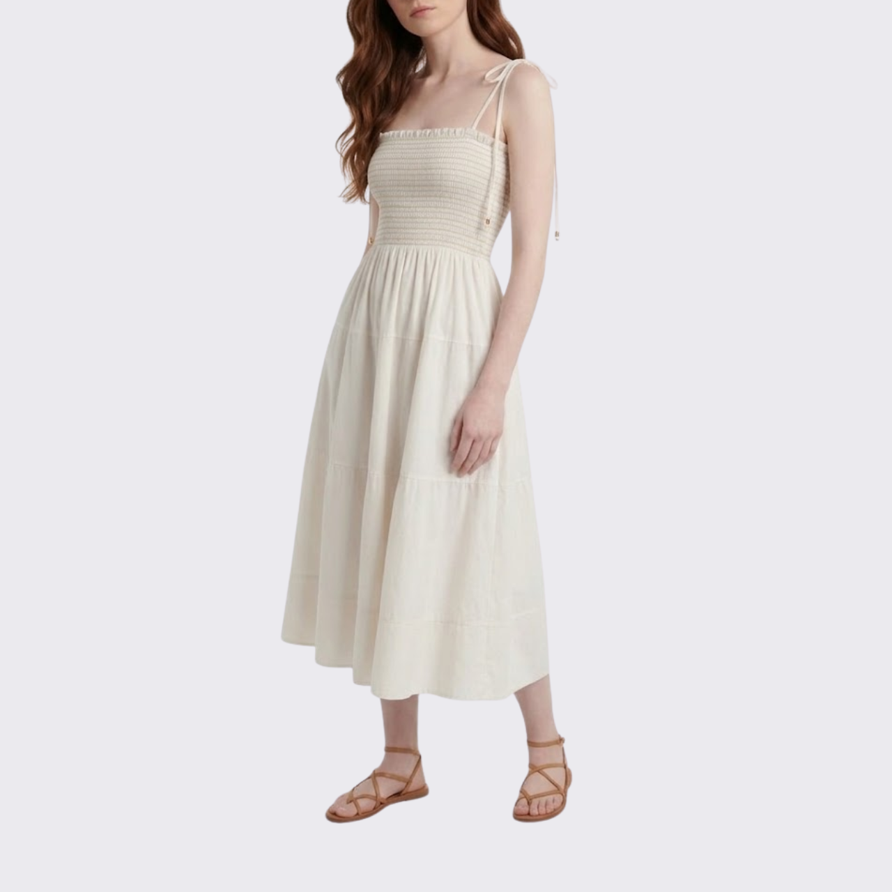 Classic Smocked Cotton Dress