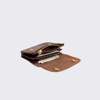 Classic Leather Snap Wallet